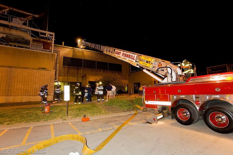 Crew going to the roof at IBM Fire (2009?)