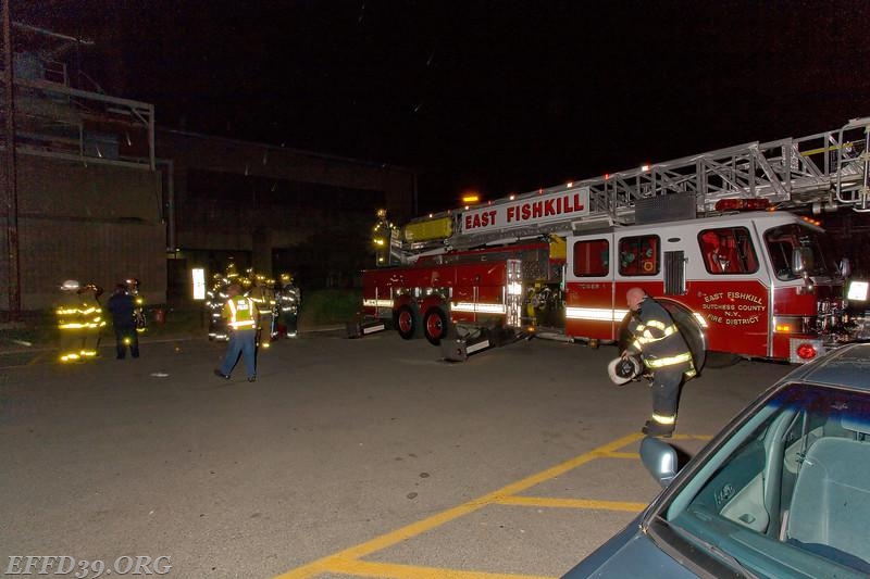 Fire crew getting ready to attack of fire in IBM (2009?)