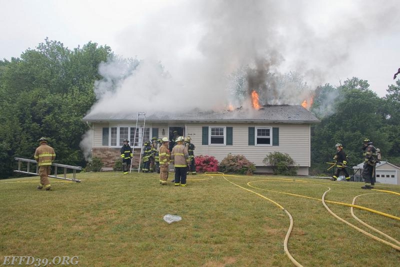 EFFD Fire on Zerner FF made quick (knock down) work of 2 working fires on Memorial  Day Fires