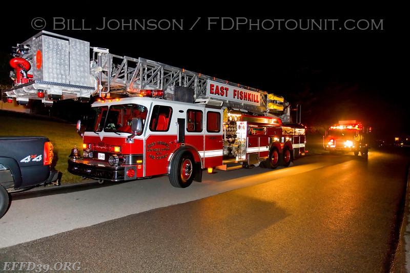 3946 East Fishkill members went mutual aid to a fast moving fire to a neighboring Dept.