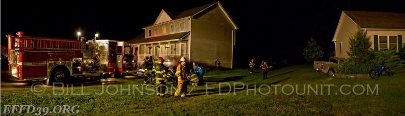 East Fishkill - Members responded to a vehicle into a house.  Quick actions from our members person was extricated from vehicle.