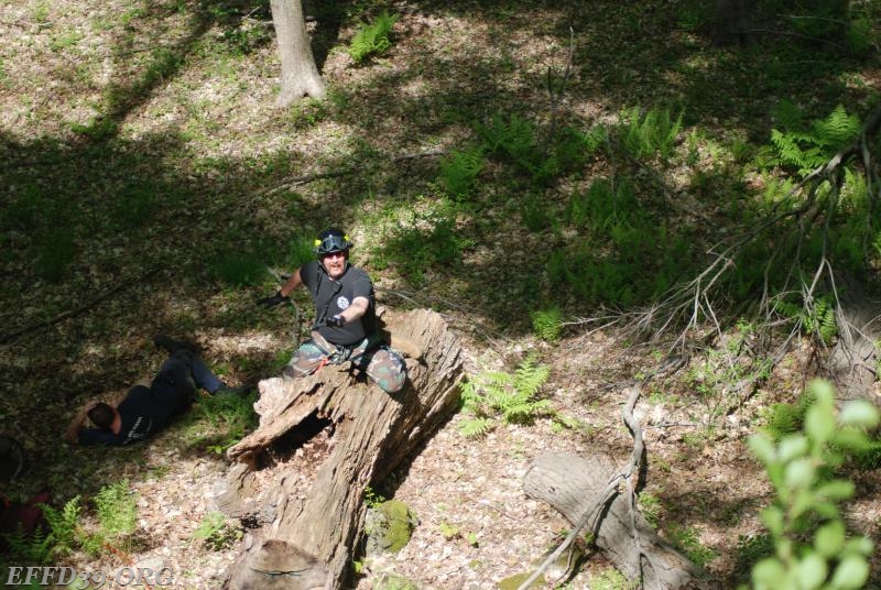 East Fishkill helped a injured hiker had to use rope to get to the person.