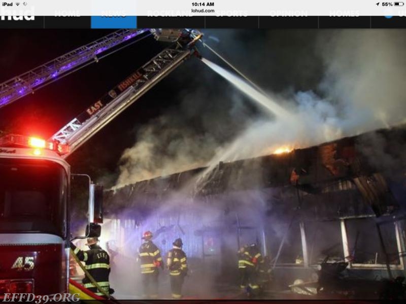 William Tell fire