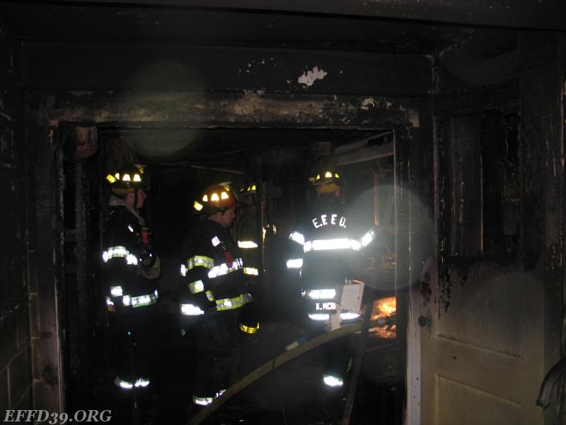 East Fishkill members knock down Basement Fire