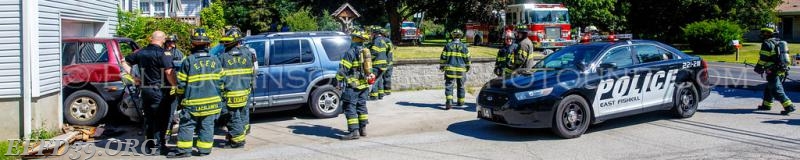 Car into house Lake Walton 7/16