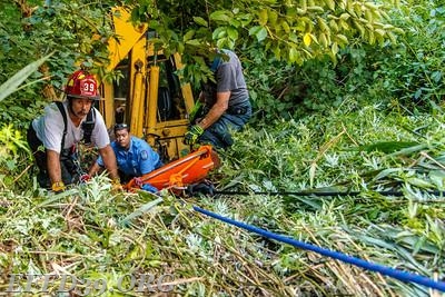 08/2016 EF Members rescue man by useing  ropes