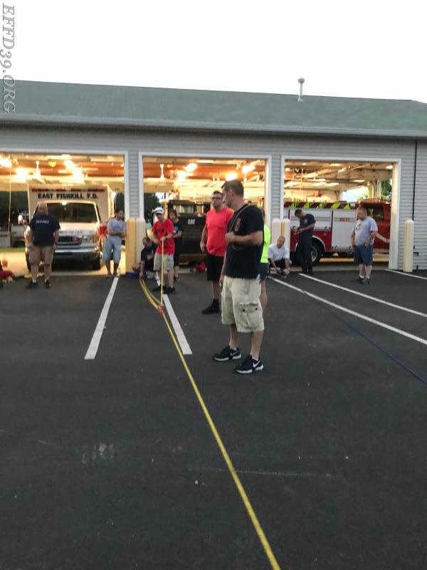 July 19 2017 Rope Ops. Training using multiple ways for Belay and Haul lines. 
