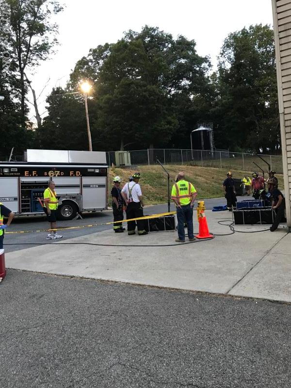 08/21/2017 East Fishkill District Drill Train on Haz-Mat Decon as well as Rope rescue.
Awesome turn out by all. Most of all everyone learned something.  