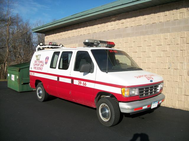 3966 - 1992 Ford Econoline, Support Vehicle, Aux. Fire Police Vehicle